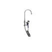 Picture of Encore® Adjustable Widespread Deck Mount Faucet with Rigid 6" Gooseneck Spout and 4" Wrist Blade Handles