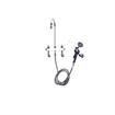 Picture of Encore® Adjustable Widespread Deck Mount Faucet with Rigid 6" Gooseneck Spout and 4" Wrist Blade Handles