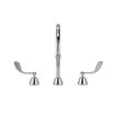 Picture of Encore® Adjustable Widespread Deck Mount Faucet Ceramic Valves with Rigid 8-1/2" Gooseneck Spout and 4" Wrist Blade Handles