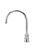 Picture of Encore® Adjustable Widespread Deck Mount Faucet Ceramic Valves with Rigid 8-1/2" Gooseneck Spout and 4" Wrist Blade Handles