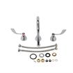 Picture of Encore® Adjustable Widespread Deck Mount Faucet Ceramic Valves with Rigid 8-1/2" Gooseneck Spout and 4" Wrist Blade Handles