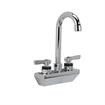 Picture of Encore 4" OC Wall Mount Faucet Ceramic Valves with 3-1/2" Rigid Gooseneck Spout