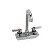 Picture of Encore 4" OC Wall Mount Faucet Ceramic Valves with 3-1/2" Rigid Gooseneck Spout
