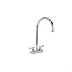 Picture of TOP-LINE® 4" OC Deck Mount Faucet Ceramic Valves with 8" Swivel Gooseneck Spout