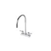 Picture of TOP-LINE® 4" OC Deck Mount Faucet Ceramic Valves with 8" Swivel Gooseneck Spout