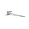 Picture of 1-1/2" Offset Polished Chrome Cam-Rise Walk-In Door Hinge With Spring Assist