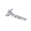 Picture of 1-1/2" Offset Polished Chrome Cam-Rise Walk-In Door Hinge With Spring Assist