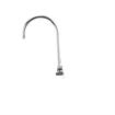 Picture of Encore 4" OC Wall Mount Faucet Ceramic Valves with 8-1/2" Swivel Gooseneck Spout and 4" Wrist Blade Handles