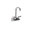 Picture of TOP-LINE® 4" OC Wall Mount Faucet Ceramic Valves with 3-1/2" Swivel Gooseneck Spout, Retail Packaging