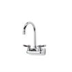 Picture of TOP-LINE® 4" OC Wall Mount Faucet Ceramic Valves with 6" Swivel Gooseneck Spout, Retail Packaging