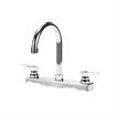 Picture of TOP-LINE® 8" OC Deck Mount Faucet Ceramic Valves with 6" Swivel Gooseneck Spout