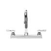Picture of TOP-LINE® 8" OC Deck Mount Faucet Ceramic Valves with 6" Swivel Gooseneck Spout