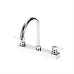 Picture of TOP-LINE® 8" OC Deck Mount Faucet Ceramic Valves with 6" Swivel Gooseneck Spout