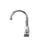 Picture of TOP-LINE® 8" OC Deck Mount Faucet Ceramic Valves 4" Wrist Blade Handles with 6" Swivel Gooseneck Spout