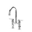 Picture of TOP-LINE® 4" OC Elevated Bridge Deck Mount Faucet Ceramic Valves with 6" Swivel Gooseneck Spout, Retail Packaging