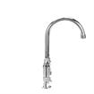Picture of TOP-LINE® 4" OC Elevated Bridge Deck Mount Faucet Ceramic Valves with 6" Swivel Gooseneck Spout, Retail Packaging