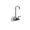 Picture of TOP-LINE® 4" OC Wall Mount Faucet Ceramic Valves with 3-1/2" Rigid Gooseneck Spout, Retail Packaging