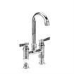 Picture of TOP-LINE® 4" OC Elevated Bridge Deck Mount Faucet Ceramic Valves with 3-1/2" Swivel Gooseneck Spout, Retail Packaging
