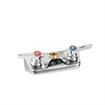 Picture of TOP-LINE® Faucet Body, Wall Mount, 4" (102mm) O.C., Full Turn Compression Valves, Lever Handles, Check Valves, Retail Packaging