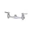 Picture of TOP-LINE® Faucet Body, Wall Mount, 8" (203mm) O.C., Full Turn Compression Valves, Lever Handles, Check Valves, Retail Packaging