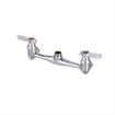 Picture of TOP-LINE® Faucet Body, Wall Mount, 8" (203mm) O.C., Full Turn Compression Valves, Lever Handles, Check Valves, Retail Packaging