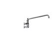 Picture of Encore® 8" OC. Brass Chrome Plated Wall Mount Faucet Ceramic Valves with 14" Swivel Spout Retail Packaging