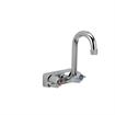 Picture of TOP-LINE® Economy 4" OC Wall Mount Hand Sink Faucet with 3-1/2" Swivel Gooseneck Spout, Retail Packaging