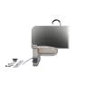 Picture of Encore Wall Mount Type 304 Series Stainless Steel Hand Sink 14" x 10" x 5" Deep with Single Hole, Double Side Splash, Single knee valve with Gooseneck spout