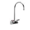 Picture of TOP-LINE® 4" OC Wall Mount Faucet Ceramic Valves with 8-1/2" Swivel Gooseneck Spout, Retail Packaging