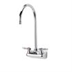 Picture of TOP-LINE® 4" OC Wall Mount Faucet Ceramic Valves with 8-1/2" Swivel Gooseneck Spout, Retail Packaging
