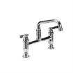 Picture of TOP-LINE® 8" OC Elevated Bridge Deck Mount Faucet Ceramic Valves with 6" Swivel Spout, Retail Packaging