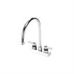Picture of Encore 4" OC Deck Mount Faucet Ceramic Valves with 8-1/2" Rigid Gooseneck Spout