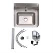 Picture of Intelli-Flo EZ Electronic Hand Wash Station with Side Splashes, AC Power, Thermostatic Mixing Valve and 1.5 gpm Laminar Flow