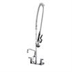 Picture of Encore® 8" OC Wall Mount Easy Installation Pre-Rinse Assembly with 1.05 gpm PowerPulse™ Utility Spray and 12" Add-On Faucet
