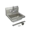 Picture of Stainless Steel Wall Mounted  Hand Sink, 20 GA, 14" X 10" X 5" with TOP-LINE® TLL15-4000SE1 Faucet, CSA
