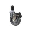 Picture of Medium Duty 1-5/8" Expanding Stem Caster, 4" Dia. Gray Polyurethane Wheel With Total-Lock Brake