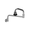 Picture of Wall Mount Wok Spout Base with 18” Double Jointed Swivel Spout and Shut Off Valve