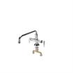 Picture of Encore® Brass Chrome Plated Double Pantry Faucet with 16" Stainless Steel Horizontal Swing Spout, Retail Packaging