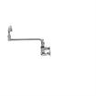 Picture of Encore® 8" OC. Brass Chrome Plated Wall Mount Faucet with 18" Double Jointed Swivel Spout