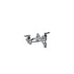 Picture of Encore® 8" OC. Brass Chrome Plated Wall Mount Faucet with 18" Double Jointed Swivel Spout