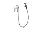 Picture of Encore® 4" OC. Brass Chrome Plated Elevated Deck Mount Utility Spray Assembly Angled Spray Head and 72" Hose, Ceramic Valves, Retail Packaging